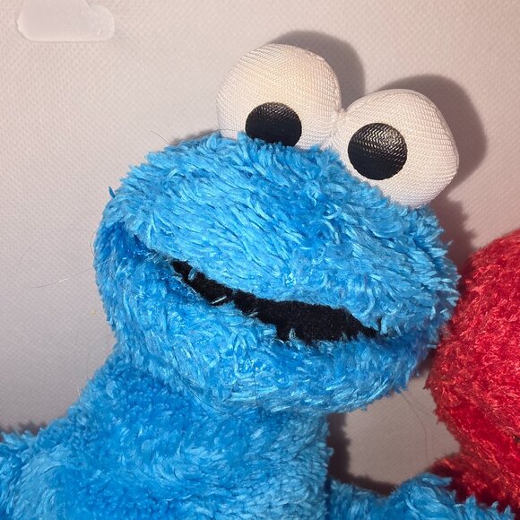 Elmo and Cookie Monster Plush Cute Soft Clean Cute Toy - Picture 10 of 13